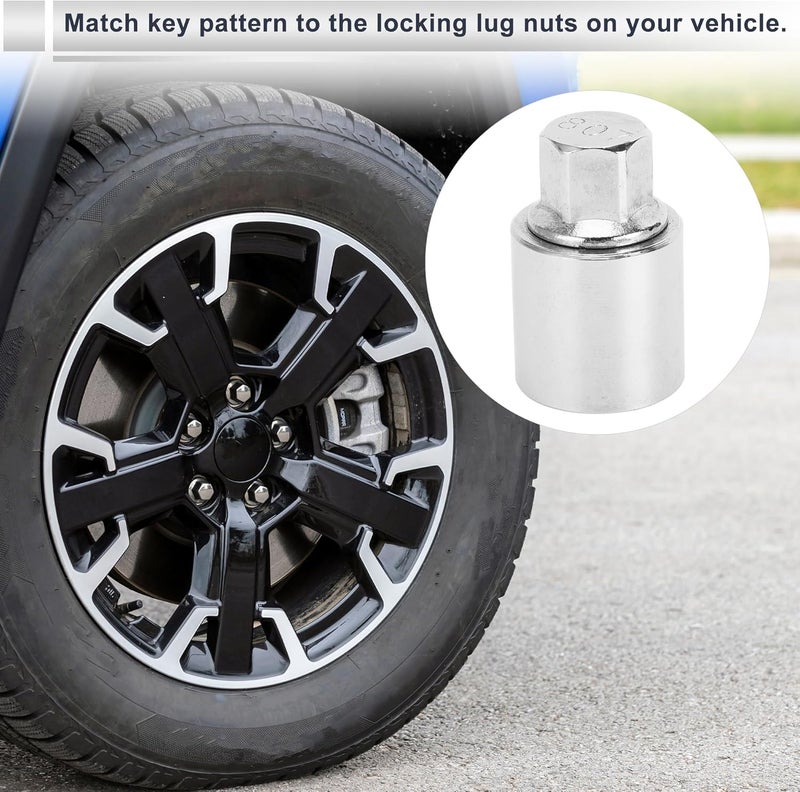 RATCHROLL Wheel Lock Lugnut for Jeep Compass #807 Anti-theft Screw Nut Removal Key Socket 1pc - Image 3